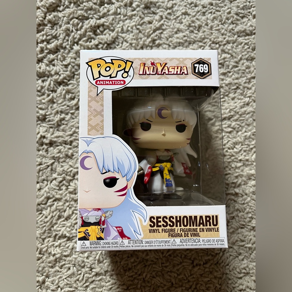 Funko Pop Sesshomaru 769 Inuyasha Japanese Anime Vinyl Figure 1ST RELEASE ✅